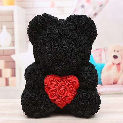 Rose Bear Christmas Gift