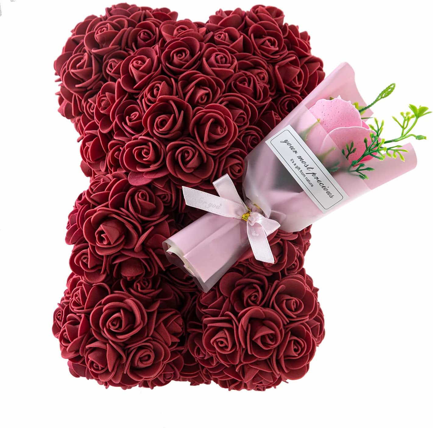 Rose BearFresh Flower  Birthday Gift